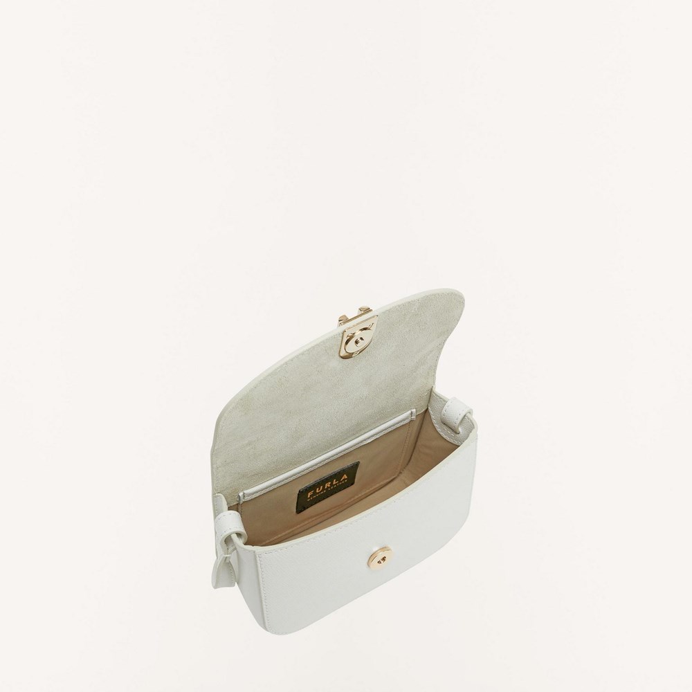 Women's Furla 1927 Mini Bags White | 5103-RTJQS