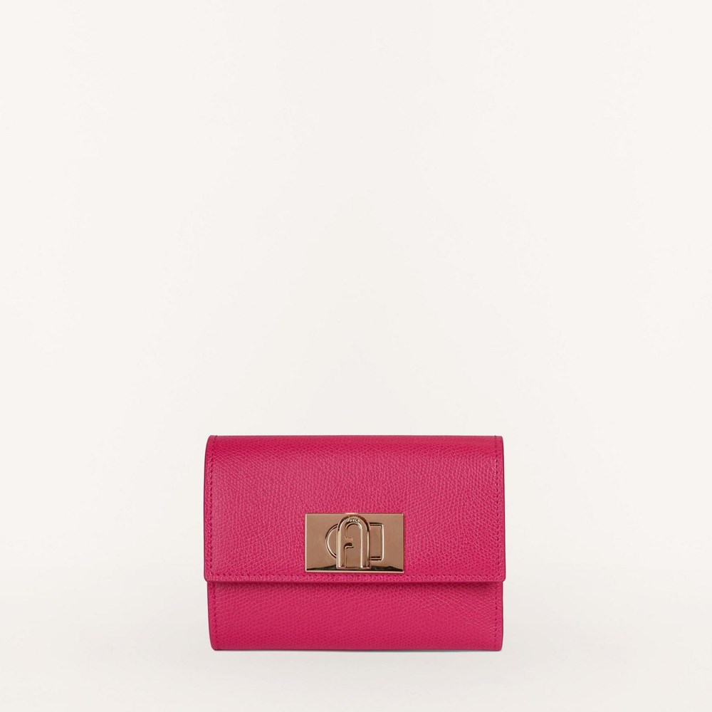 Women\'s Furla 1927 Triold Wallets Red | 3890-JEHXK