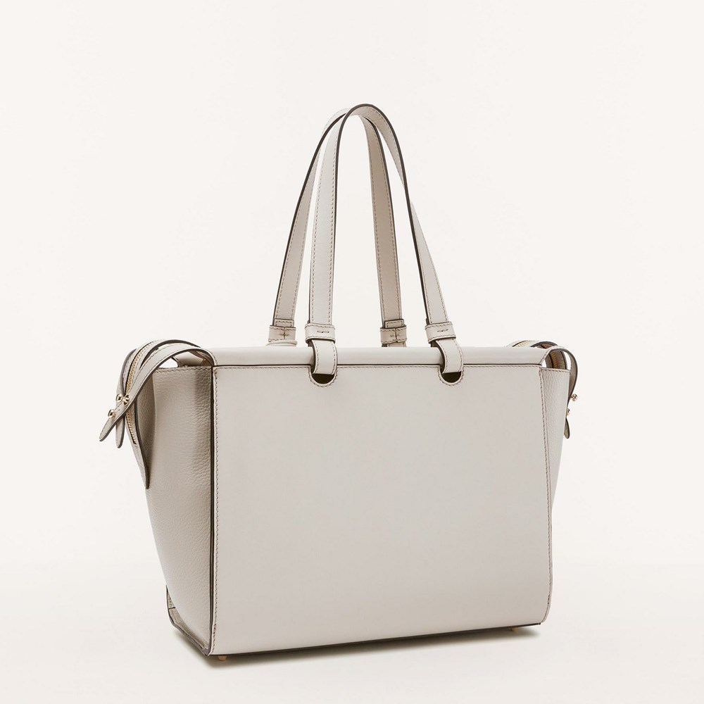 Women's Furla Archive Series 01 Handbags Beige | 3596-IVQER