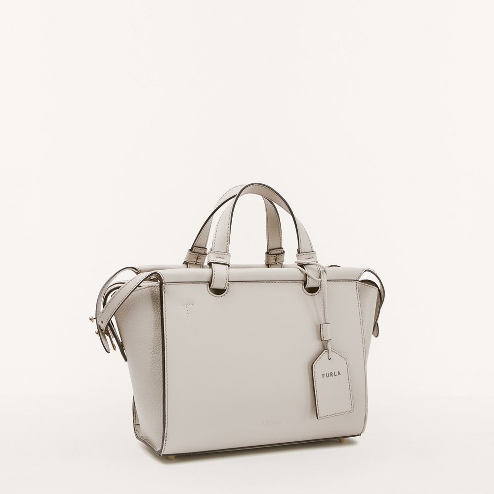 Women's Furla Archive Series 01 Handbags Beige | 3715-KYCUG