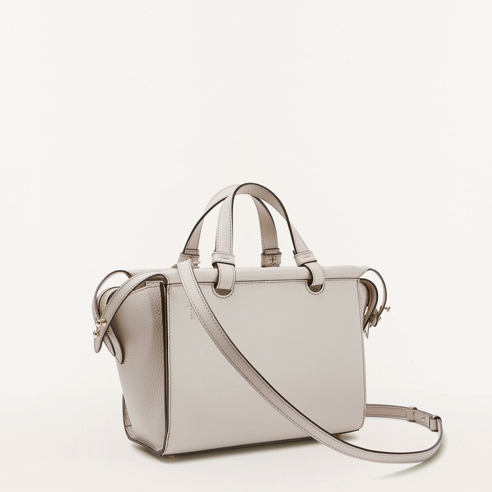 Women's Furla Archive Series 01 Handbags Beige | 3715-KYCUG