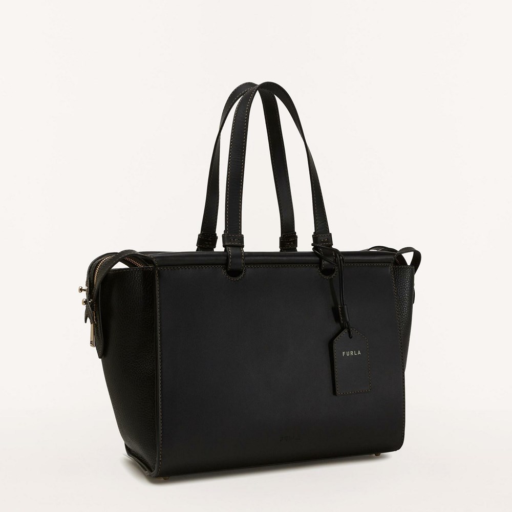 Women's Furla Archive Series 01 Handbags Black | 7690-HEWFN