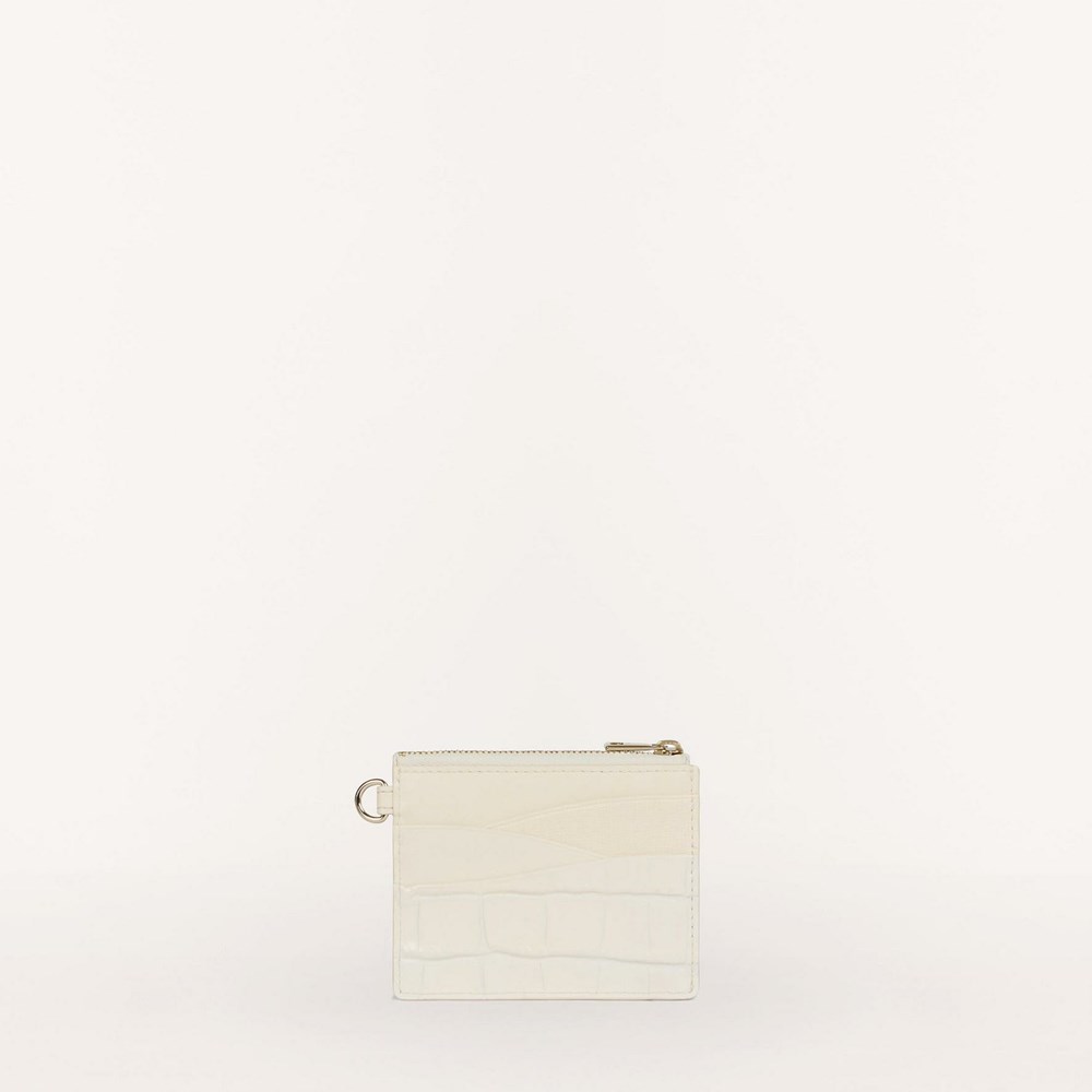 Women's Furla Armonia Card Holders Beige | 4952-JVOWZ