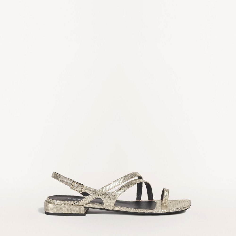 Women's Furla Armonia Sandals Silver | 9403-XETSY