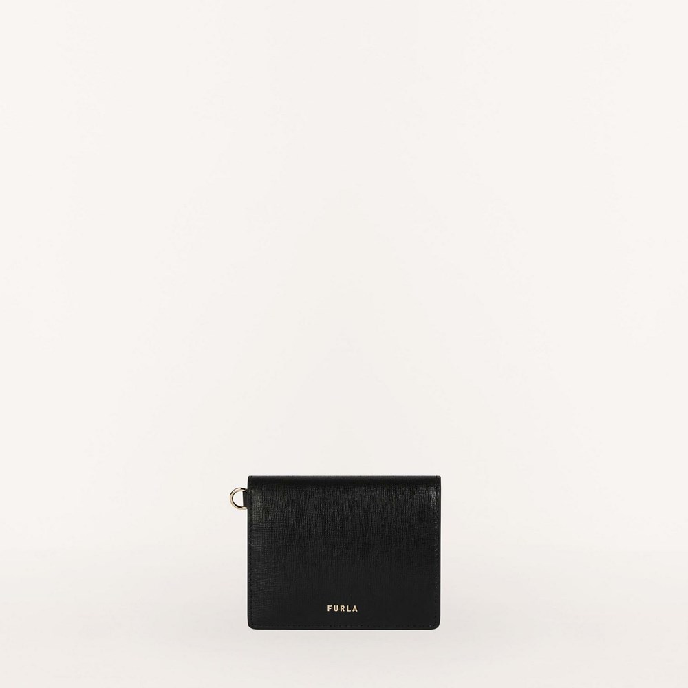 Women\'s Furla Armonia Triold Wallets Black | 2019-PEFRK