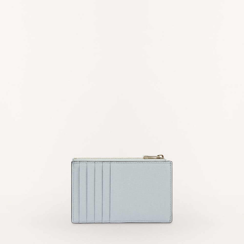 Women's Furla Babylon Card Holders Blue | 4820-KFEIA