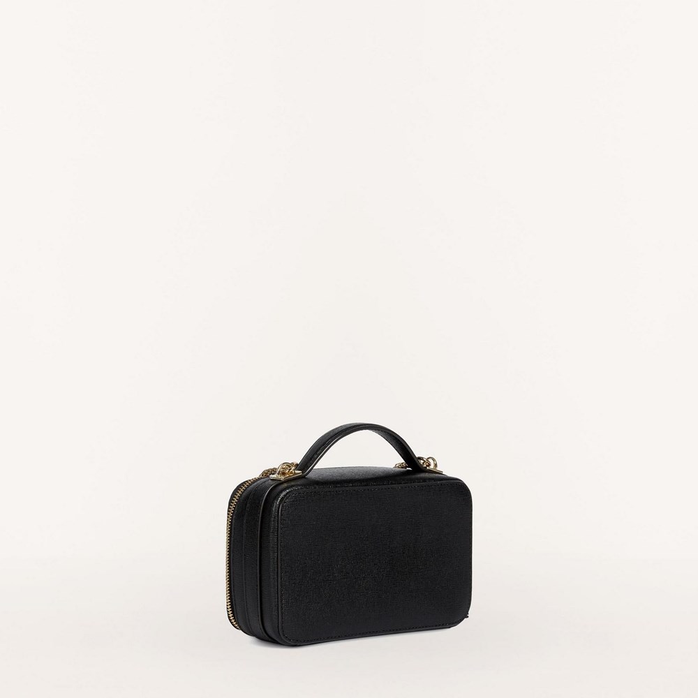 Women's Furla Babylon Mini Bags Black | 8259-LDFVN