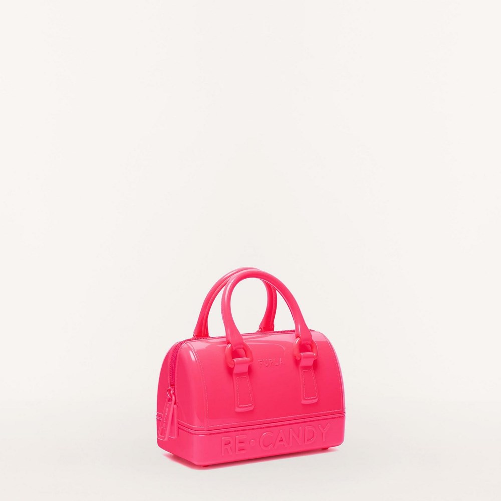 Women's Furla Candy Handbags Red | 2960-EQTOL