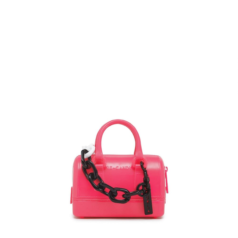 Women's Furla Candy Handbags Red | 2960-EQTOL