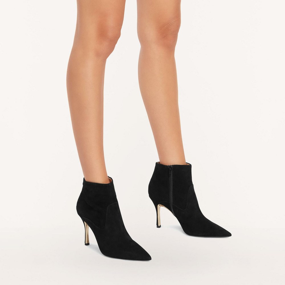 Women's Furla Code Boots Black | 1593-CHASK