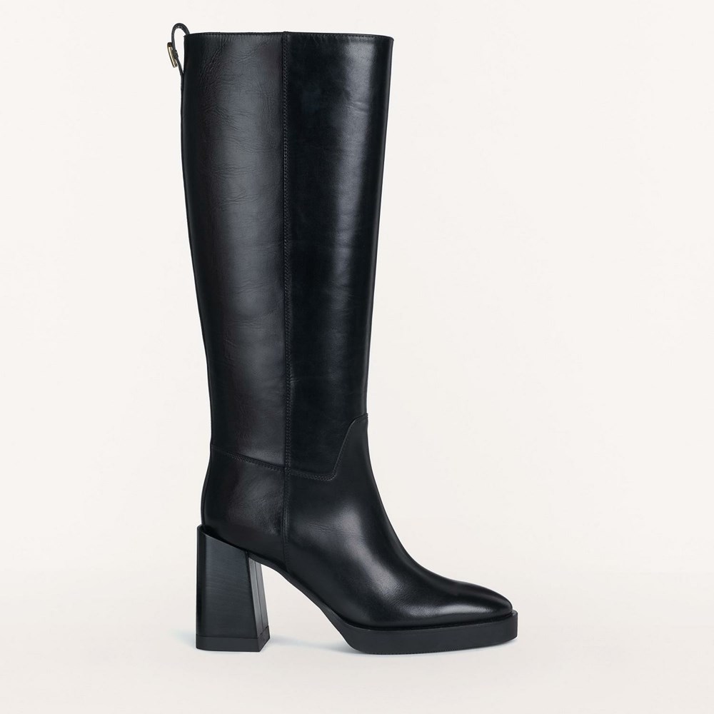 Women's Furla Greta Boots Black | 1598-NCHMQ