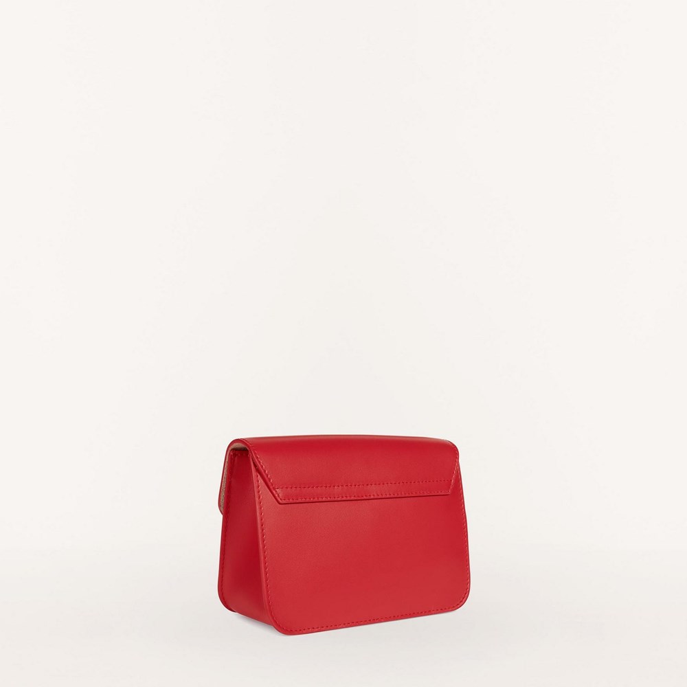 Women's Furla Metropolis Crossbody Bags Red | 0375-CXHIN