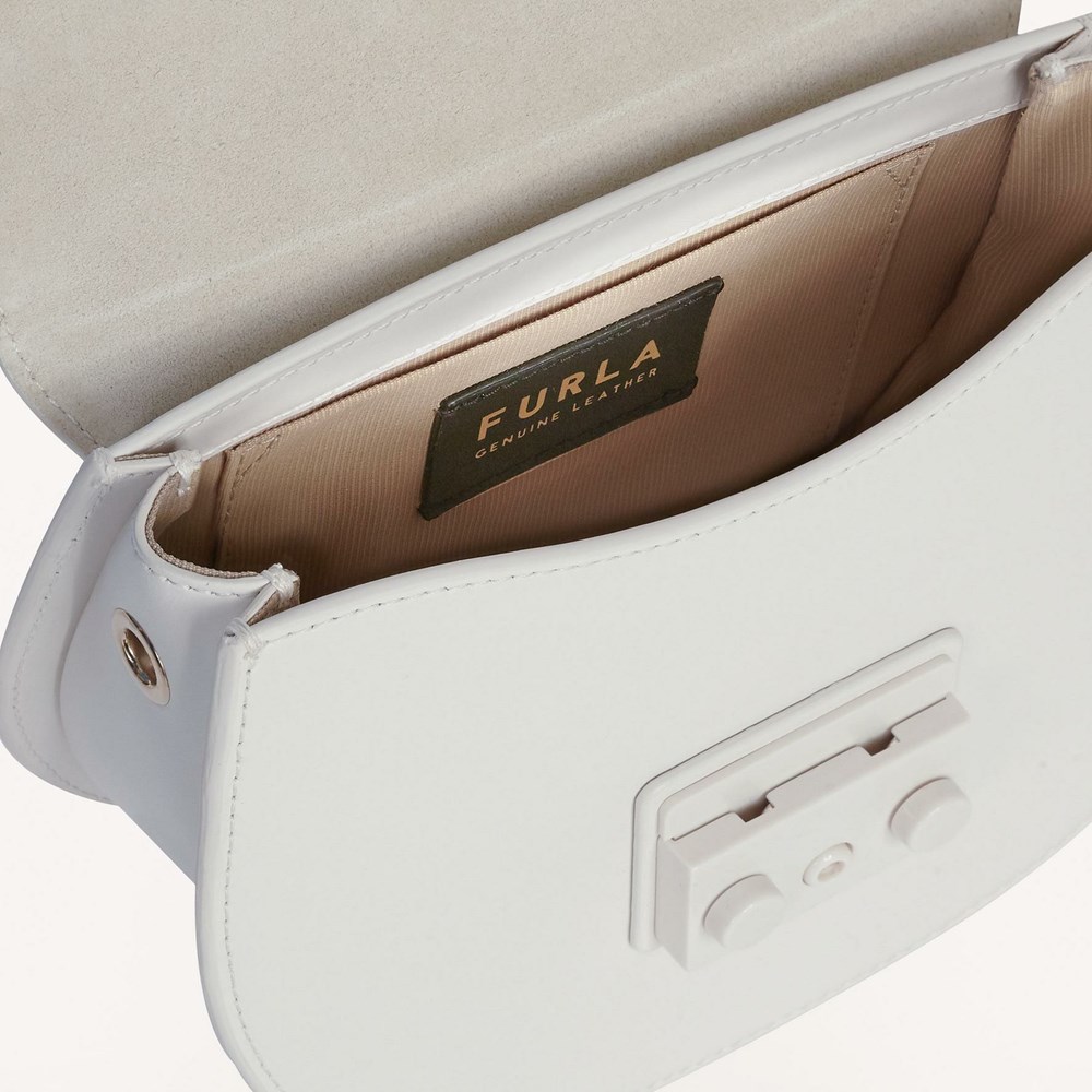 Women's Furla Metropolis Crossbody Bags White | 3214-LWBVN