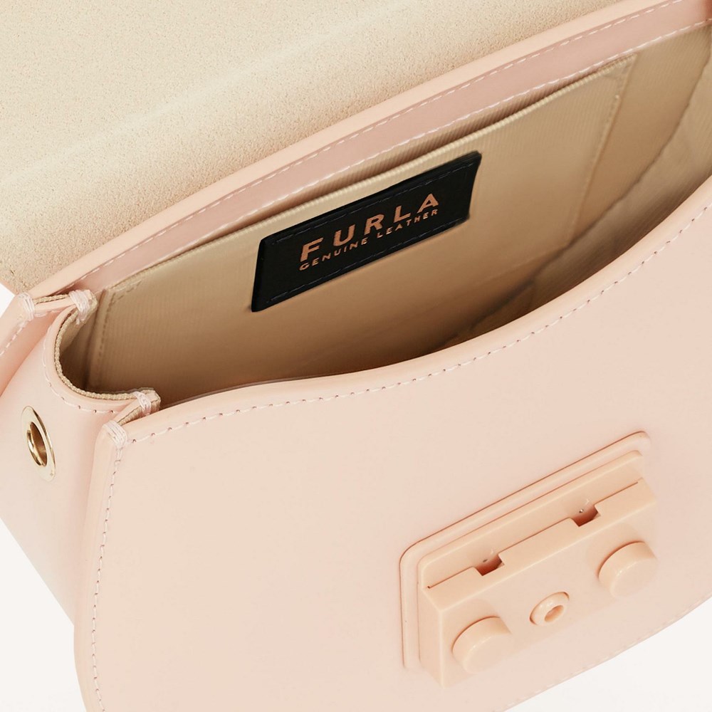 Women's Furla Metropolis Crossbody Bags Pink | 9450-AOXYT