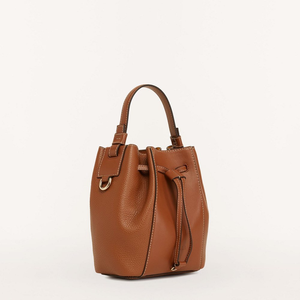 Women's Furla Miastella Mini Bags Brown | 3748-UYQVD