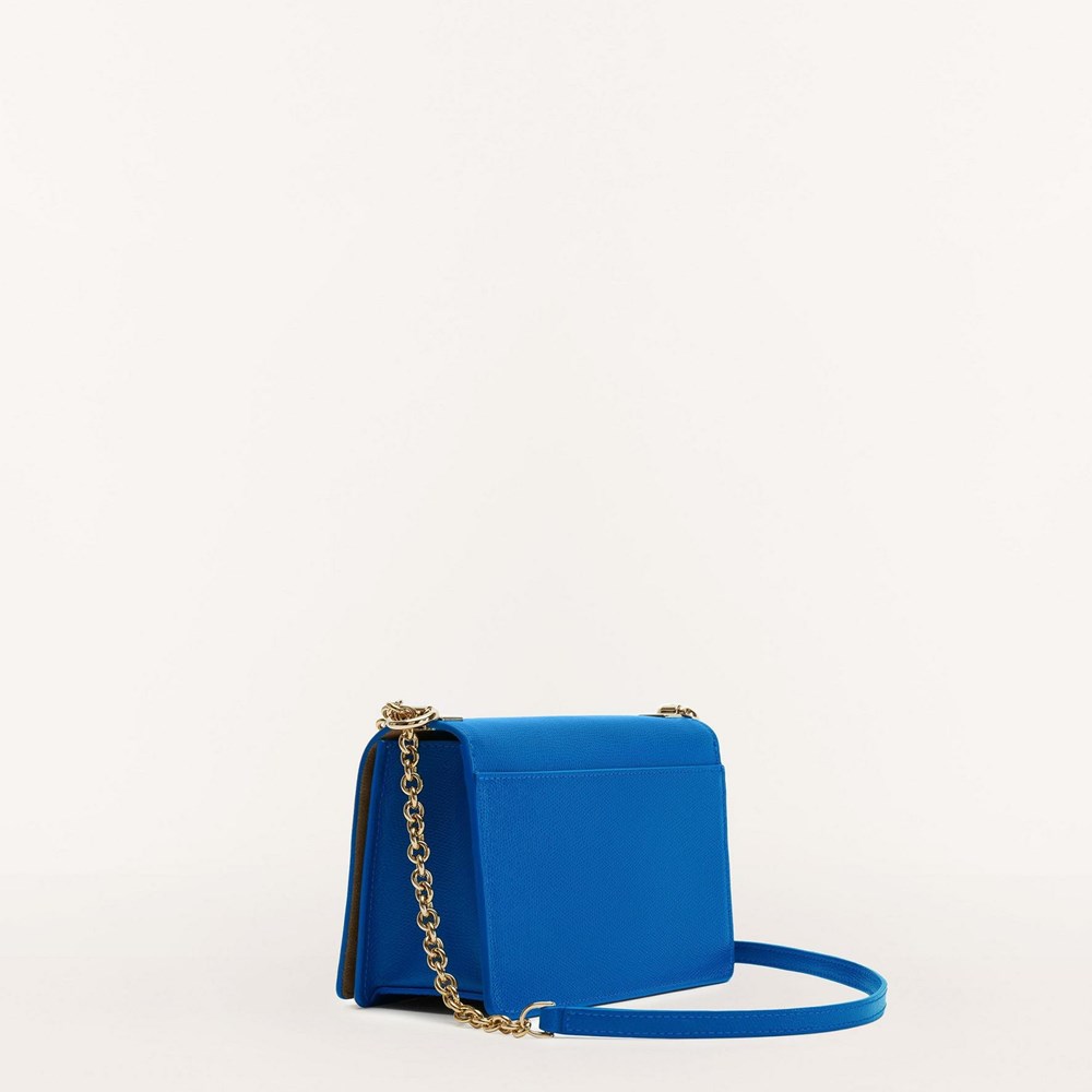 Women's Furla Mimi Crossbody Bags Blue | 5130-RVEWL