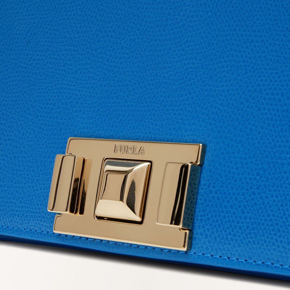 Women's Furla Mimi Crossbody Bags Blue | 5130-RVEWL