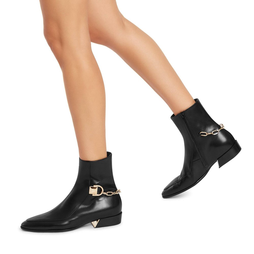 Women's Furla Miss Mimi Boots Black | 9512-BFRTI