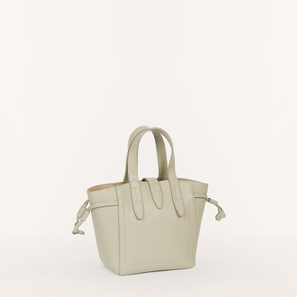 Women's Furla Net Handbags Beige | 5421-JKQXT