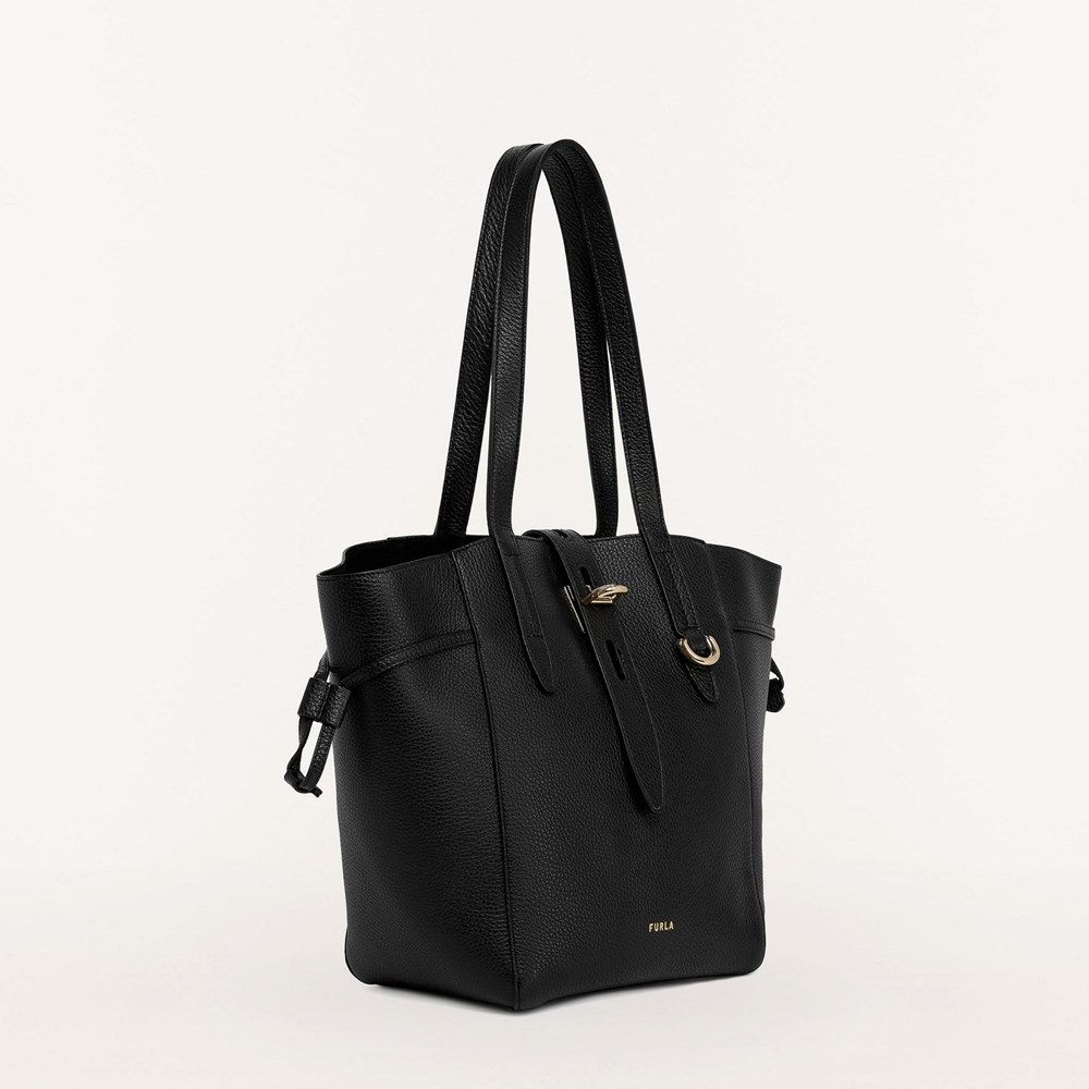 Women's Furla Net Handbags Black | 2014-NLWUR