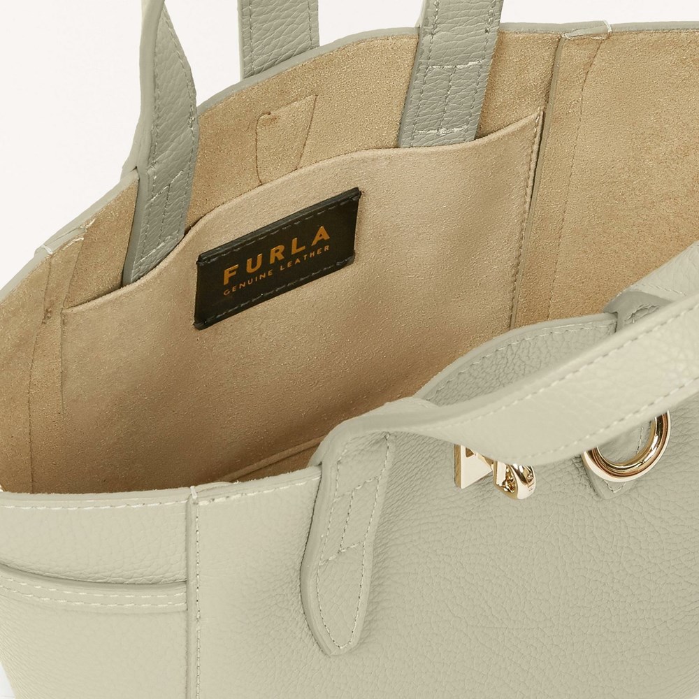 Women's Furla Net Mini Bags Beige | 6458-NVXZL