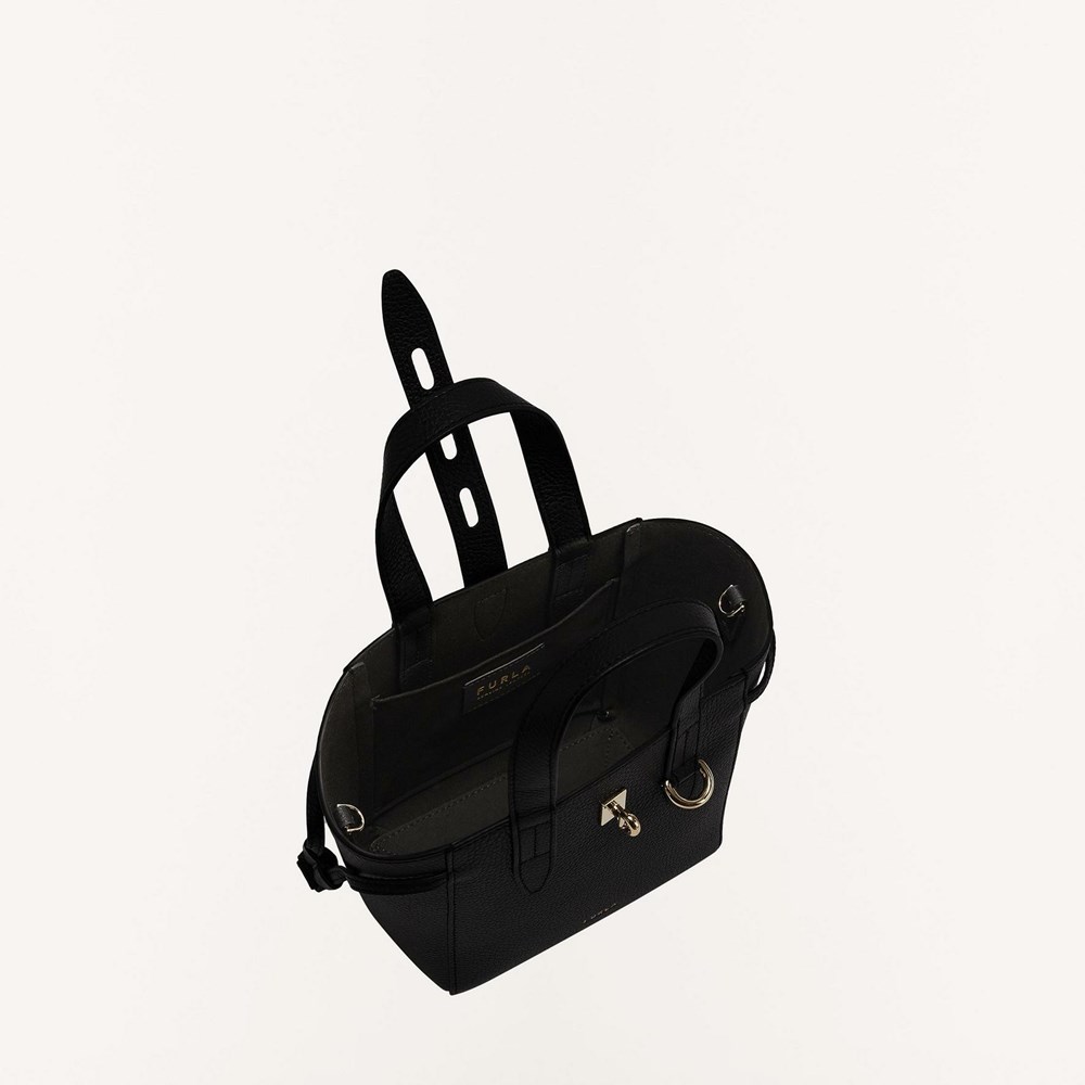 Women's Furla Net Mini Bags Black | 3146-XRJTN