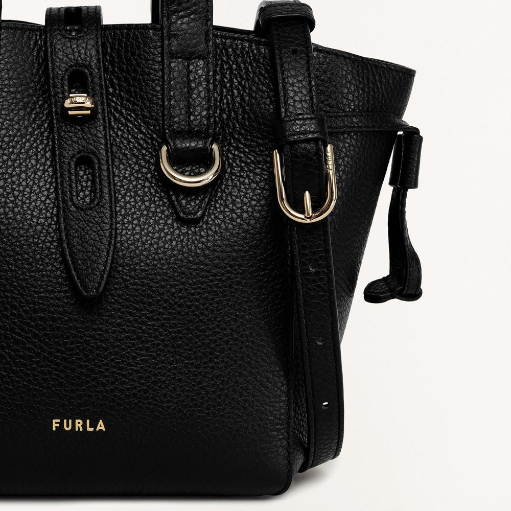 Women's Furla Net Mini Bags Black | 3146-XRJTN