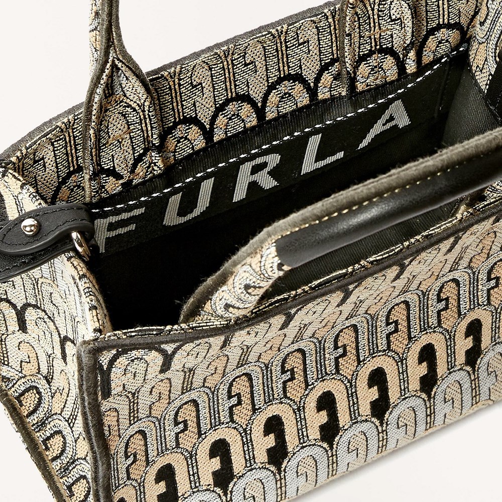 Women's Furla Opportunity Handbags Black | 6409-HXSNJ