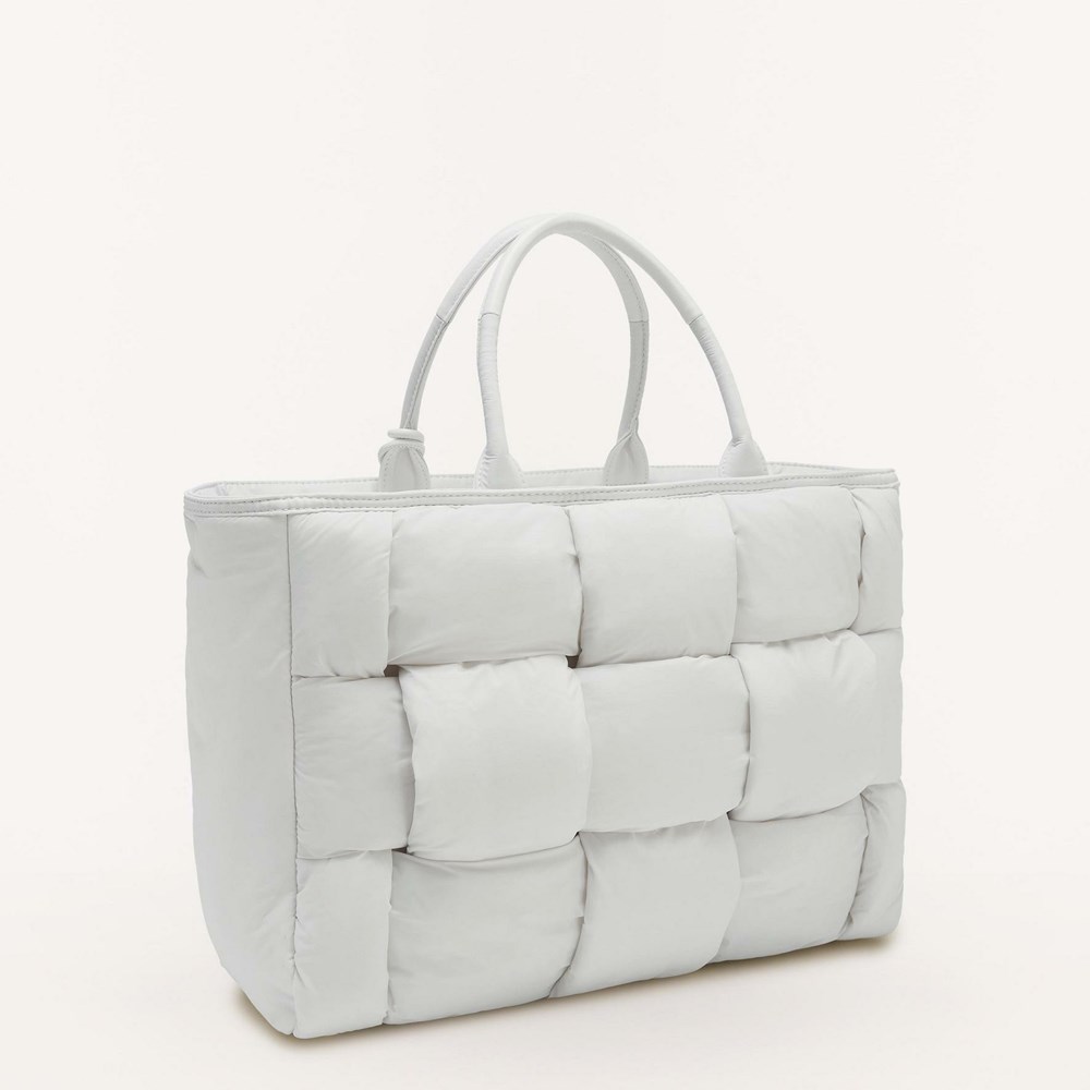 Women's Furla Opportunity Handbags White | 9102-GZKYA