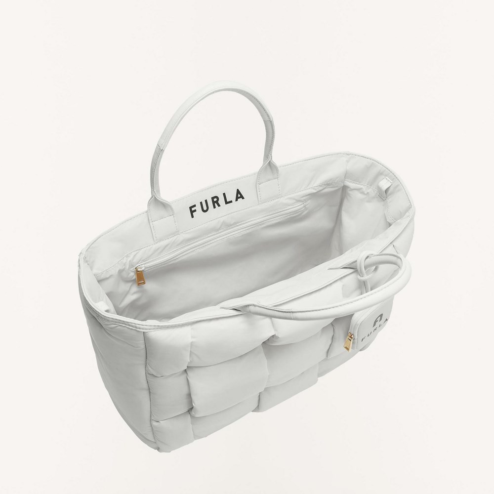 Women's Furla Opportunity Handbags White | 9102-GZKYA