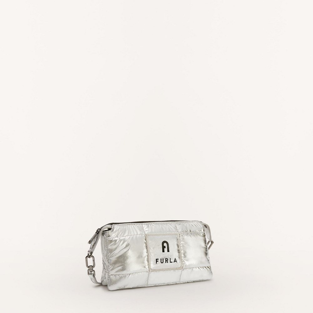 Women's Furla Piuma Mini Bags Silver | 9234-PCITX