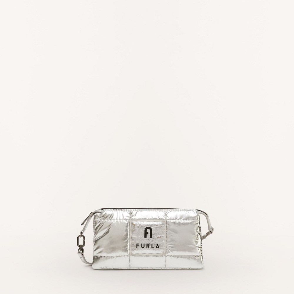 Women\'s Furla Piuma Mini Bags Silver | 9234-PCITX