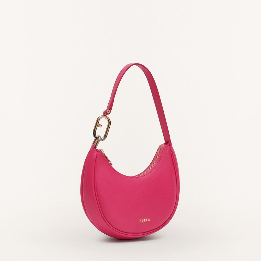 Women's Furla Primavera Shoulder Bags Red | 0492-ZBTRI