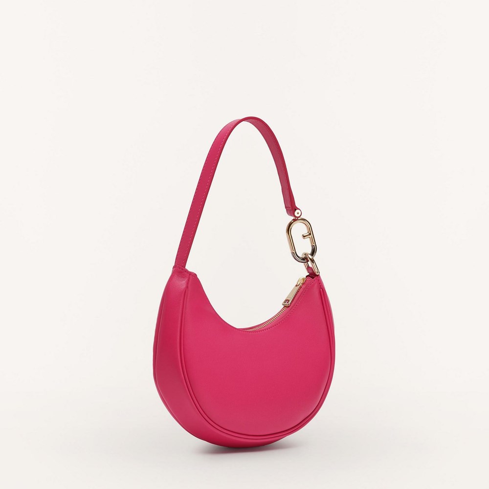 Women's Furla Primavera Shoulder Bags Red | 0492-ZBTRI