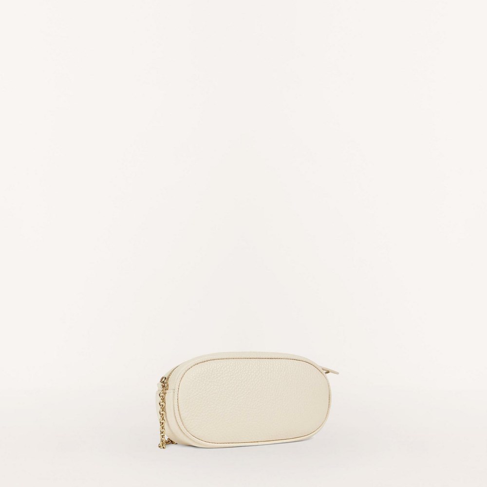 Women's Furla Real Crossbody Bags Beige | 1783-BEAVQ