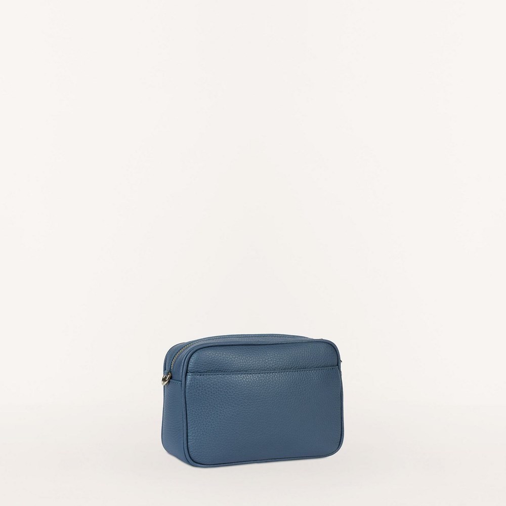 Women's Furla Real Crossbody Bags Blue | 2594-PMSUL