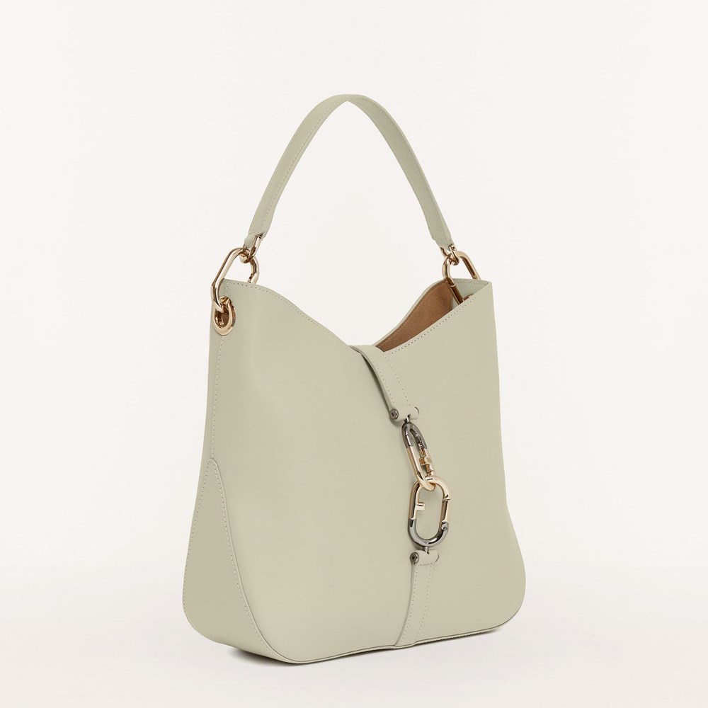 Women's Furla Sirena Crossbody Bags Beige | 0419-KQSWL