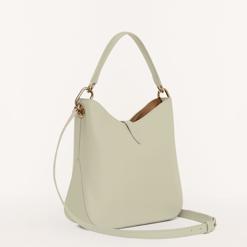 Women's Furla Sirena Crossbody Bags Beige | 0419-KQSWL