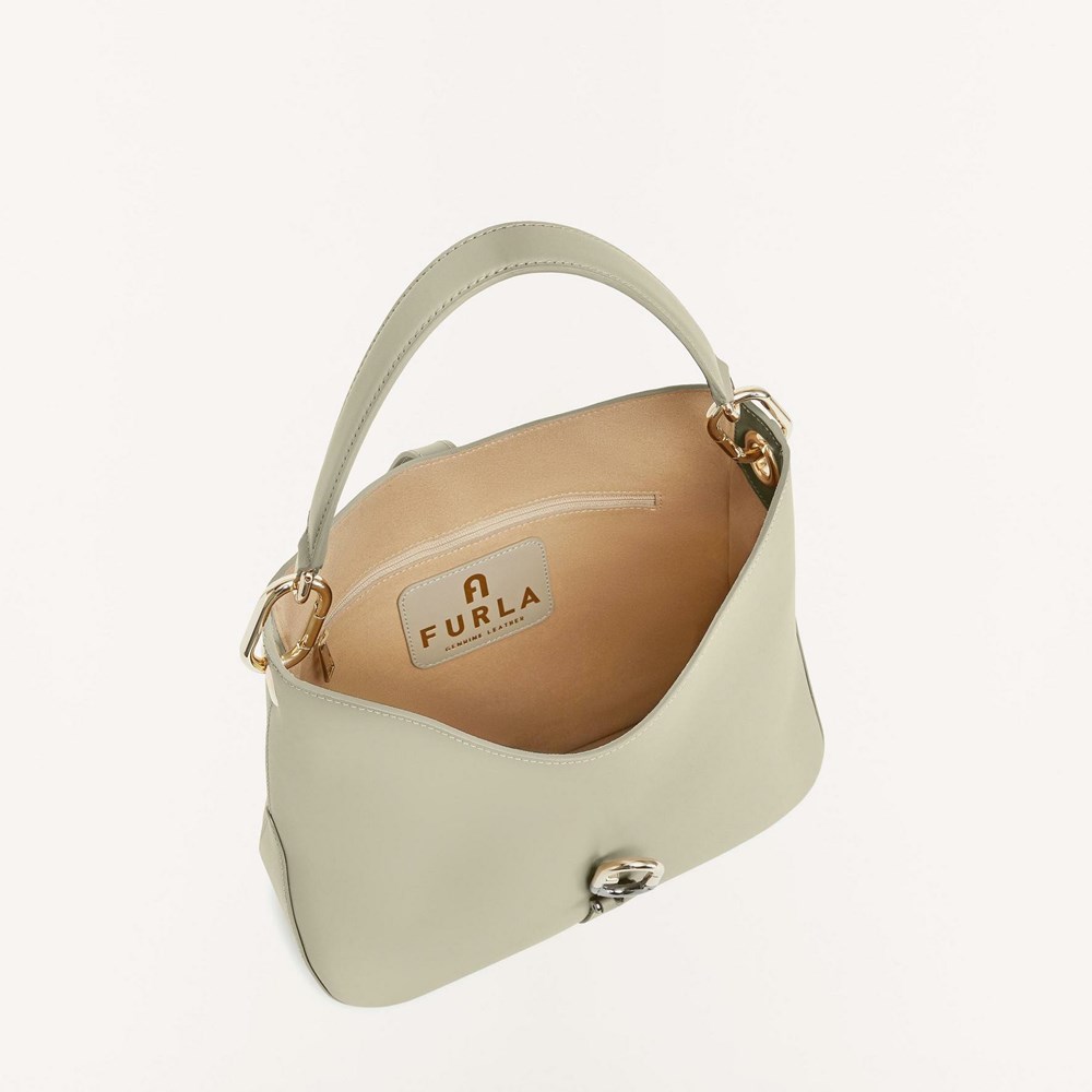 Women's Furla Sirena Crossbody Bags Beige | 0419-KQSWL