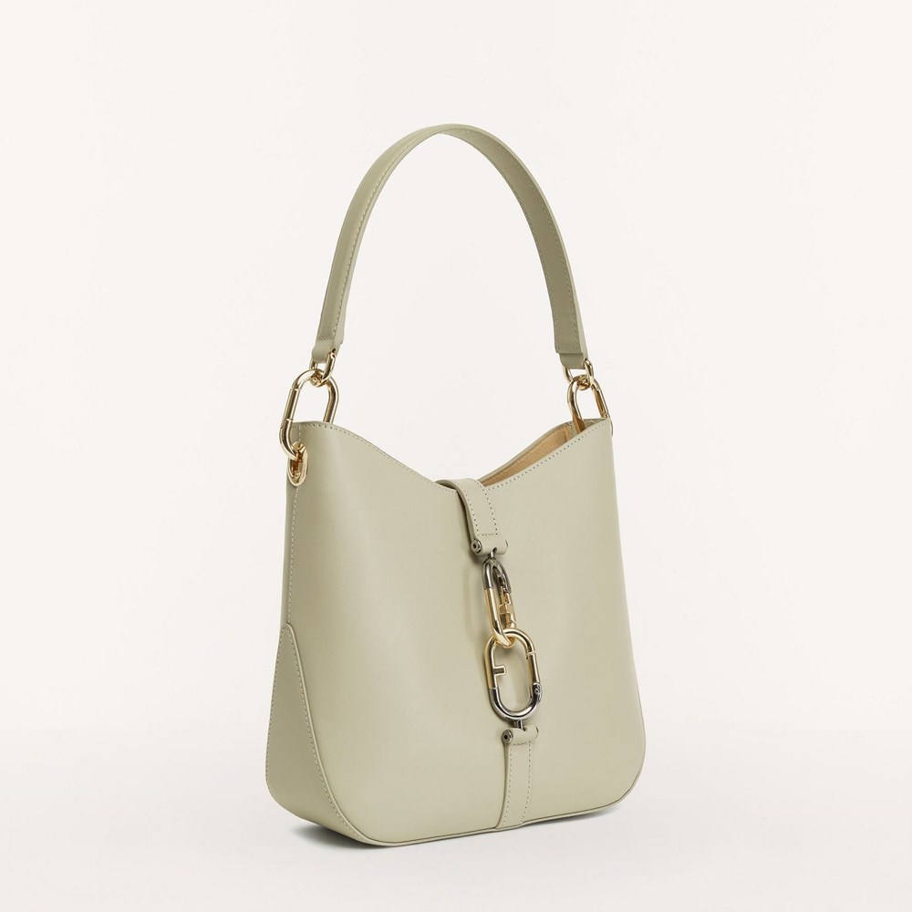 Women's Furla Sirena Crossbody Bags Beige | 7916-QXUGO