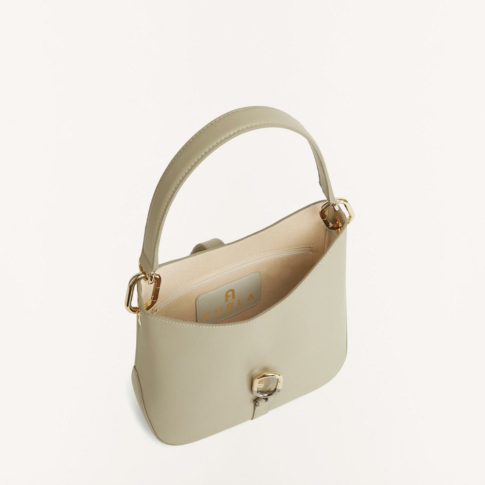 Women's Furla Sirena Crossbody Bags Beige | 7916-QXUGO