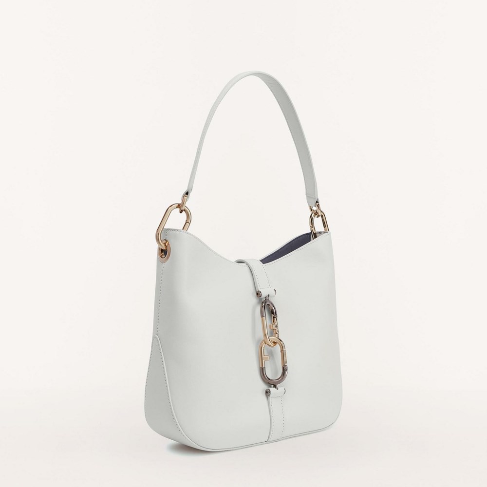 Women's Furla Sirena Crossbody Bags White | 0432-BLSJM