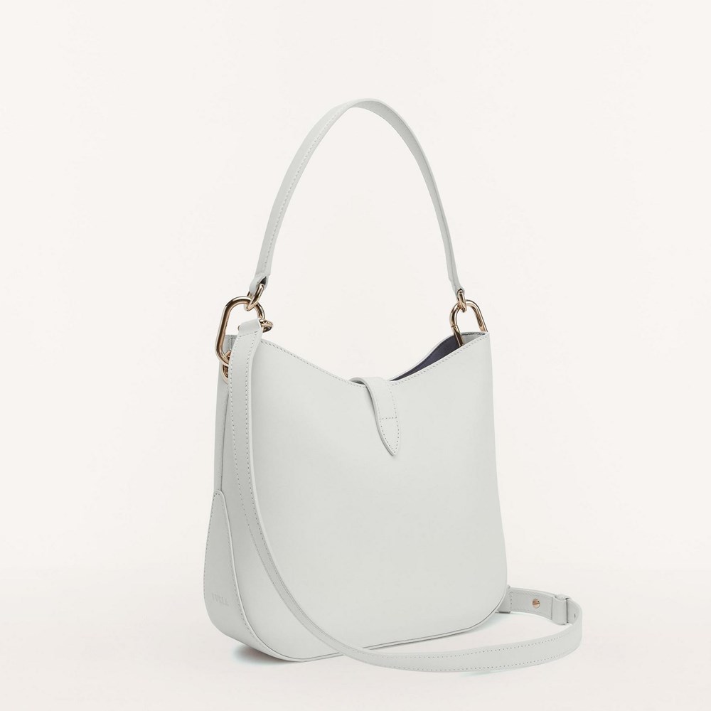 Women's Furla Sirena Crossbody Bags White | 0432-BLSJM