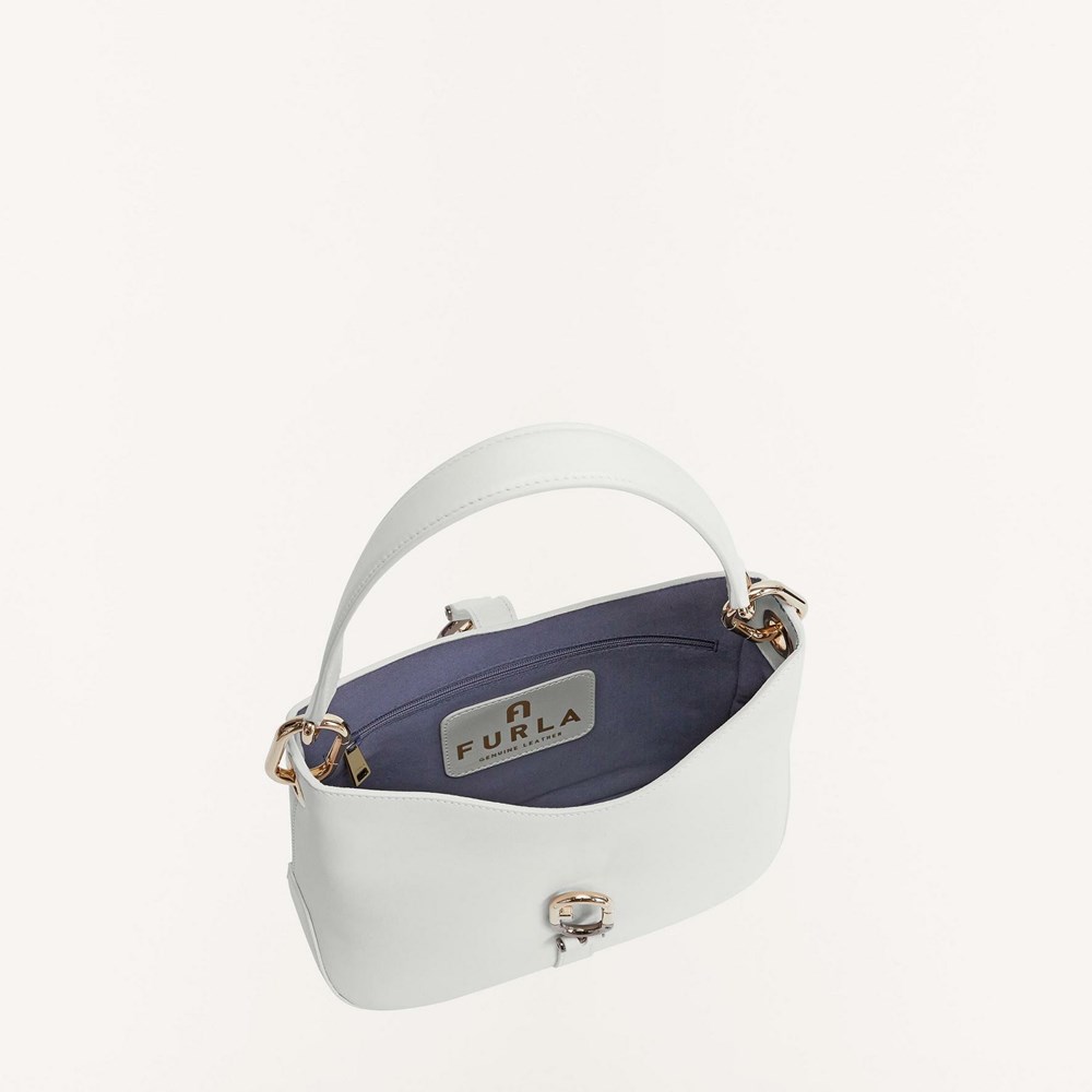 Women's Furla Sirena Crossbody Bags White | 0432-BLSJM