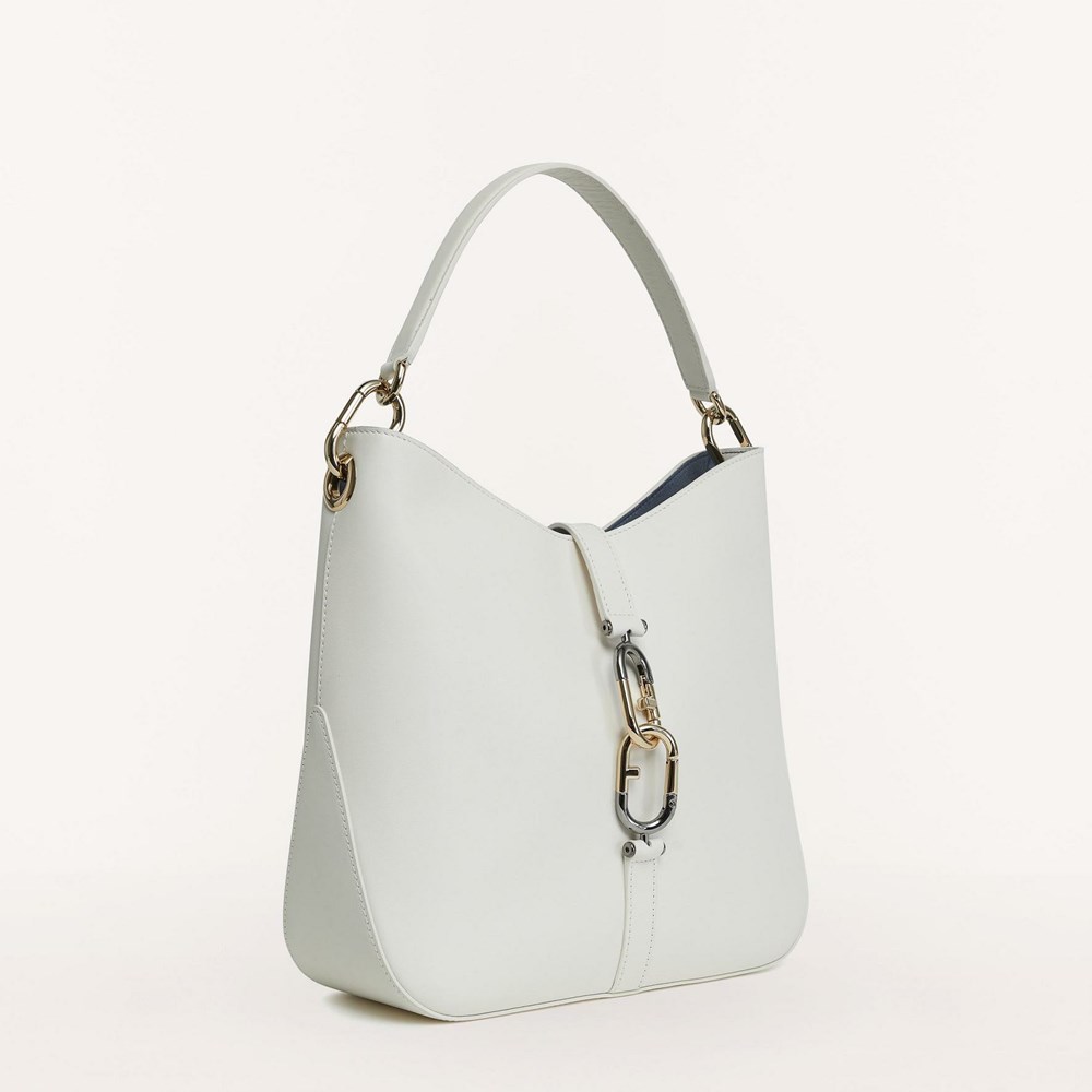 Women's Furla Sirena Crossbody Bags White | 9120-JYVTP