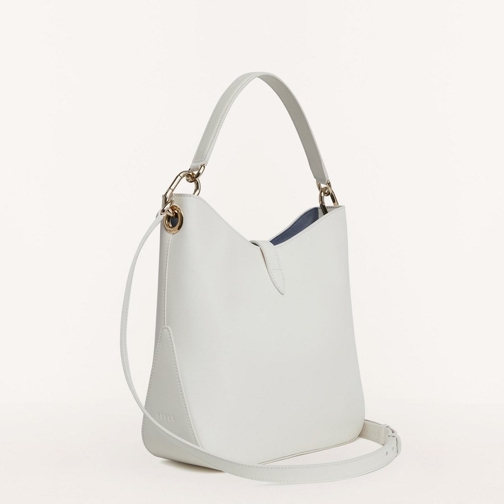 Women's Furla Sirena Crossbody Bags White | 9120-JYVTP