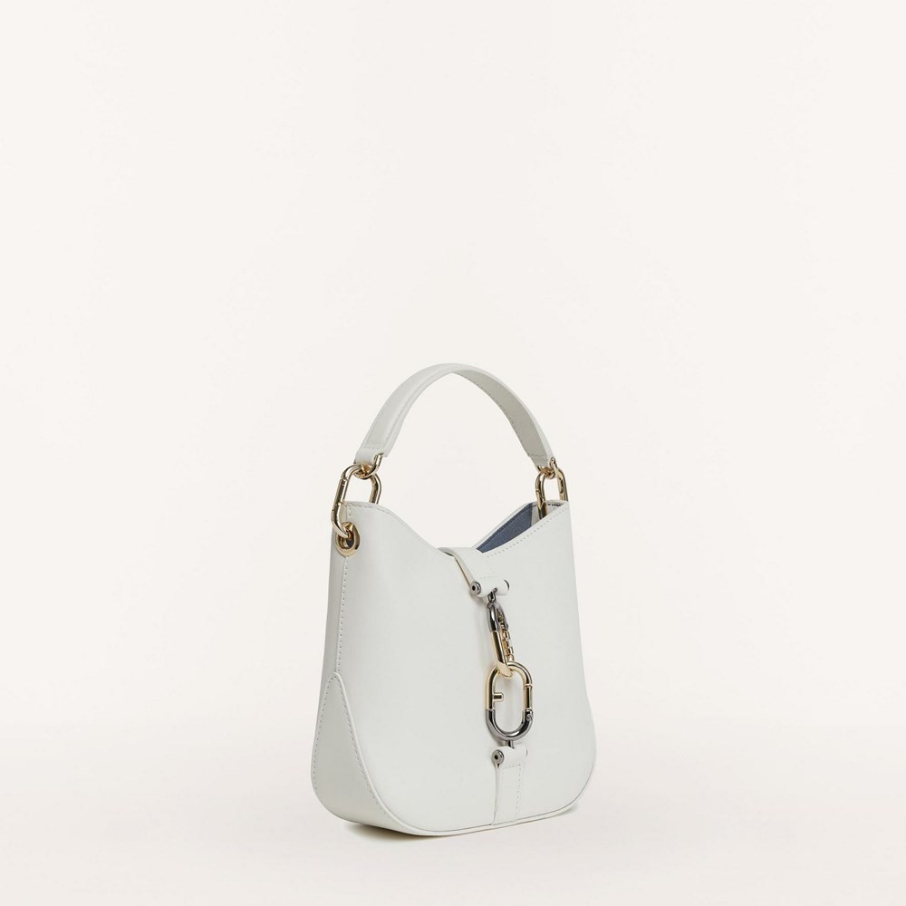 Women's Furla Sirena Crossbody Bags White | 9526-ZLWSO