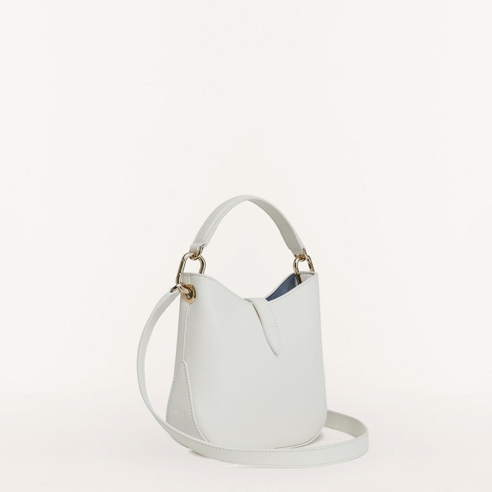 Women's Furla Sirena Crossbody Bags White | 9526-ZLWSO