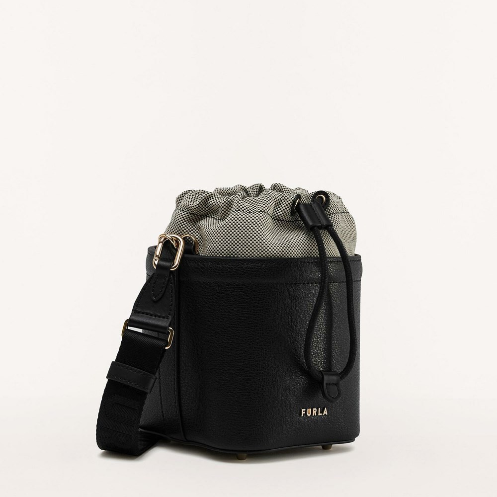 Women's Furla Vertigine Mini Bags Black | 6890-FHAZY