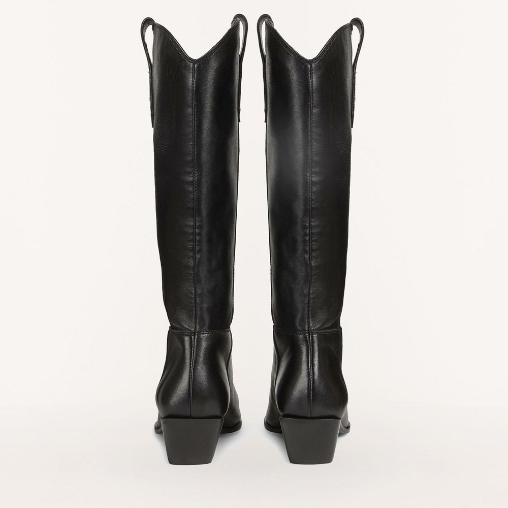 Women's Furla West Boots Black | 8520-KDYLT